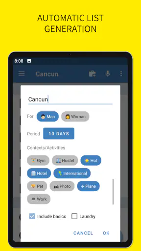 SmartPack - packing lists screenshot 12
