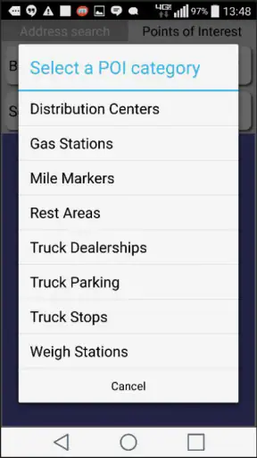 SmartTruckRoute Truck GPS Navi screenshot