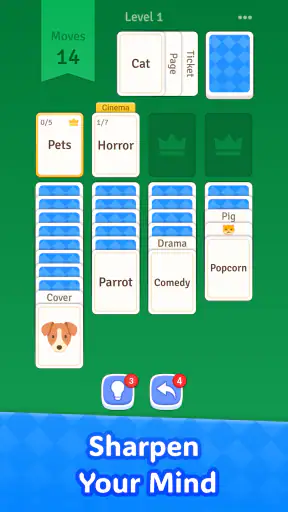 Solitaire Associations: Words screenshot