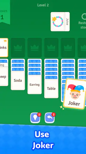 Solitaire Associations: Words screenshot