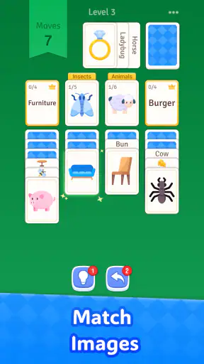 Solitaire Associations: Words screenshot