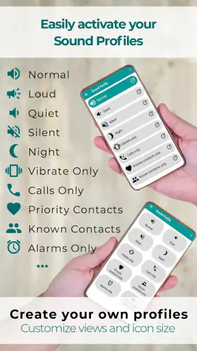 Sound Profile (Volume control) screenshot