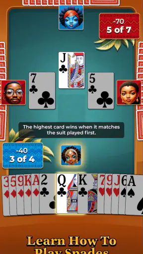 Spades Pop - Classic Card Game screenshot