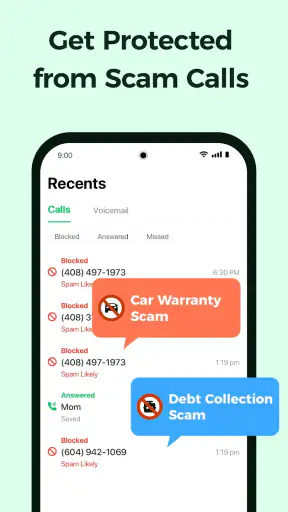 Spam Call Blocker for Android screenshot