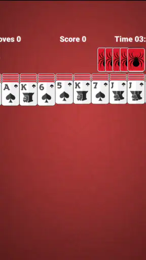 Spider Solitaire screenshot