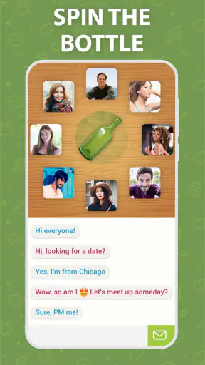 Spin the Bottle: Chatting app screenshot