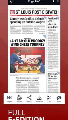 St. Louis Post-Dispatch News screenshot