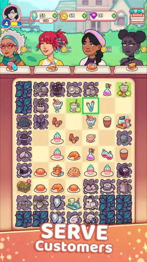 Starbrew Cafe: Mystical Merge screenshot 10