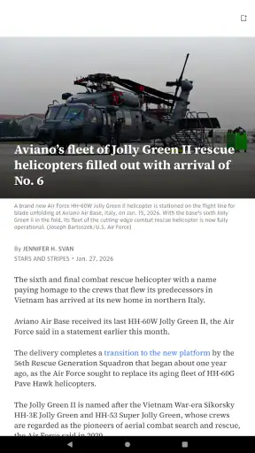 Stars & Stripes: Military News screenshot 12