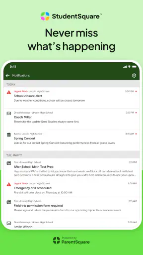 StudentSquare screenshot