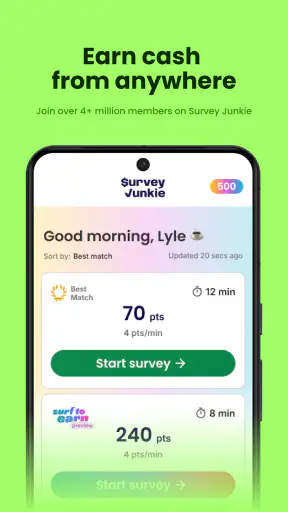 Survey Junkie screenshot
