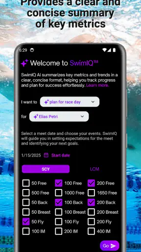 Swimmetry screenshot