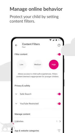 T-Mobile® FamilyMode™ screenshot