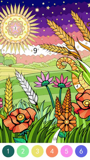 Tangle Color by Number Book screenshot 10