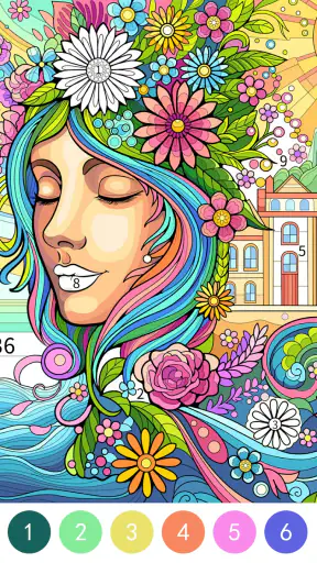 Tangle Color by Number Book screenshot 12