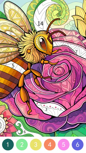 Tangle Color by Number Book screenshot