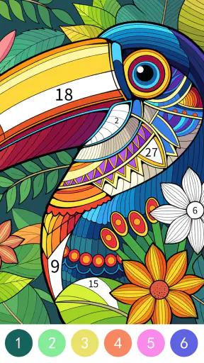 Tangle Color by Number Book screenshot 9