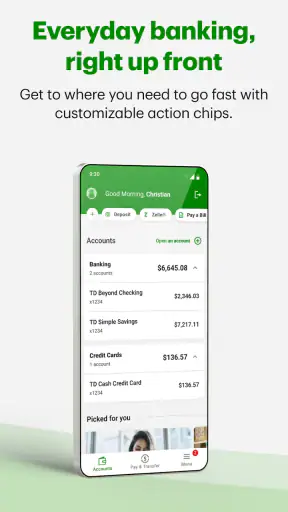 TD Bank (US) screenshot