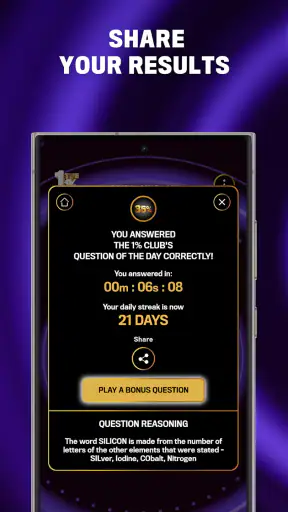 The 1% Club TV Show Quiz Game screenshot