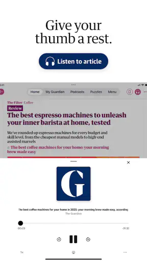The Guardian - Live World News screenshot 10