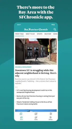 The San Francisco Chronicle screenshot