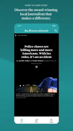 The San Francisco Chronicle screenshot
