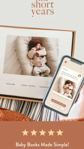 The Short Years Baby Book screenshot