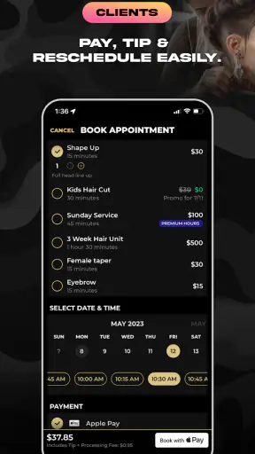theCut: Find & Book Barbers screenshot