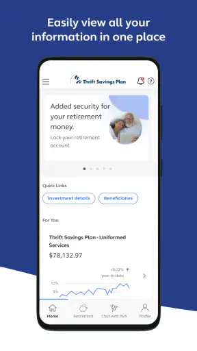 Thrift Savings Plan screenshot