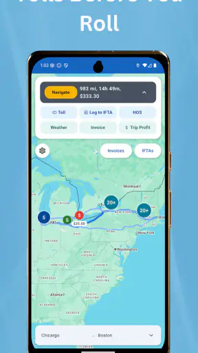 Toll Calculator GPS Navigation screenshot 9