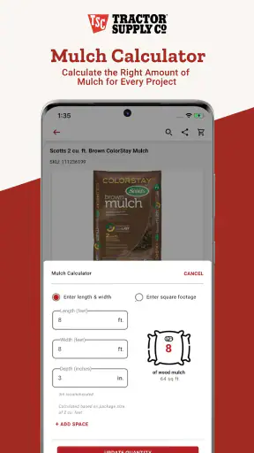 Tractor Supply Company screenshot