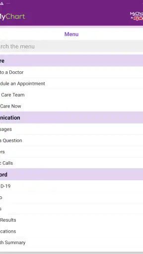 Trinity Health MyChart screenshot 9
