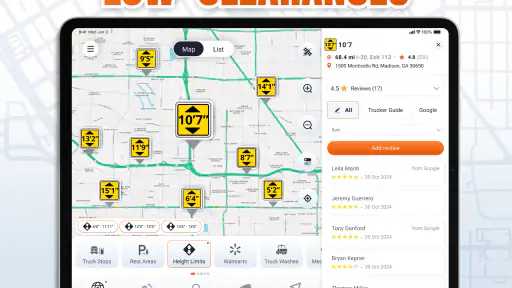 Trucker Guide: Truck Stops screenshot 12