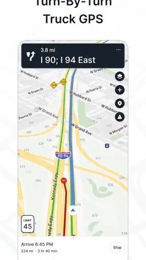 TruckMap - Truck GPS Routes screenshot