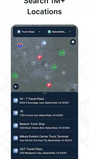 TruckMap - Truck GPS Routes screenshot