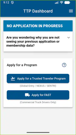 Trusted Traveler screenshot 4