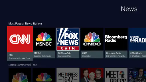 TuneIn Radio: Music & Sports screenshot 12