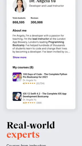 Udemy - Online Courses screenshot