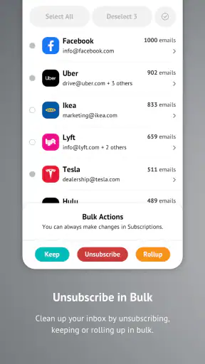 Unroll.Me - Inbox Mail Cleaner screenshot