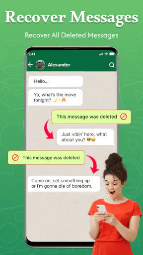 UnseenChat: View Deleted Msgs screenshot
