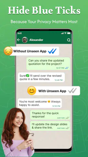 UnseenChat: View Deleted Msgs screenshot 9