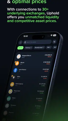 Uphold: Buy BTC, ETH and 300+ screenshot