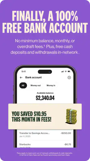 Varo Bank: Online Banking screenshot