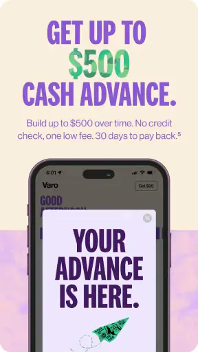 Varo Bank: Online Banking screenshot