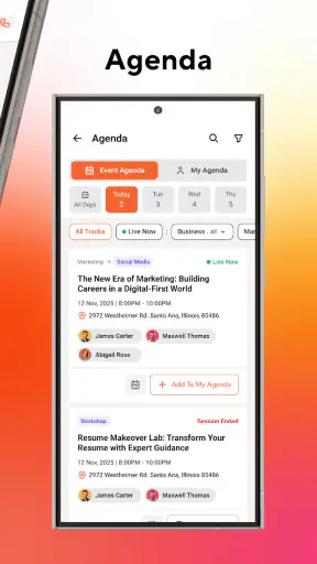 vFairs screenshot