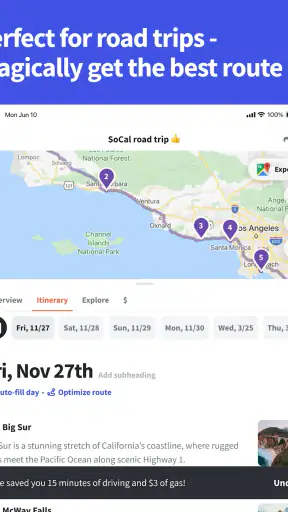 Wanderlog - Trip Planner App screenshot 12