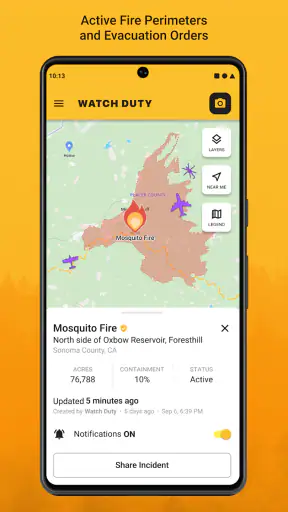 Watch Duty: Wildfire & Floods screenshot