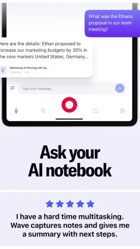 Wave AI Note Taker & Recorder screenshot 11