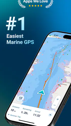 Wavve Boating: Marine Boat GPS screenshot