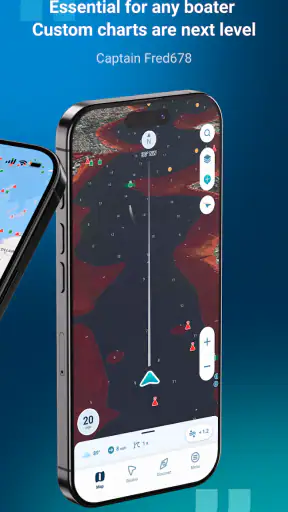 Wavve Boating: Marine Boat GPS screenshot